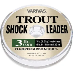 FLUOROCARBONE VARIVAS TROUT SHOCK LEADER - 30M