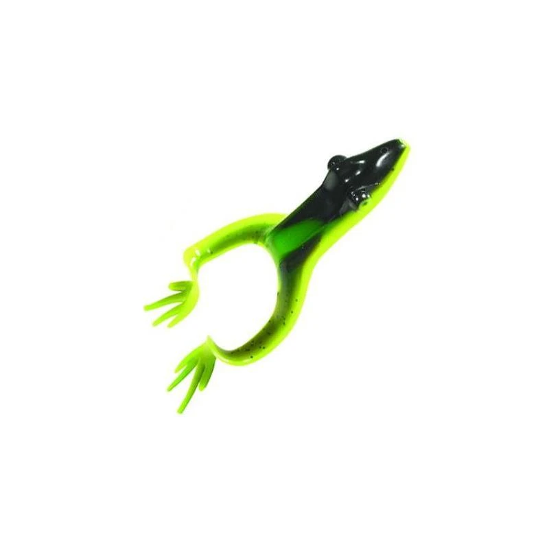LEURRE SOUPLE MISTER TWISTER GRENOUILLE CHARTREUSE/VERT 10CM - PAR 2 1 LEURRE SOUPLE MISTER TWISTER GRENOUILLE CHARTREUSE/VERT 10CM - PAR 2